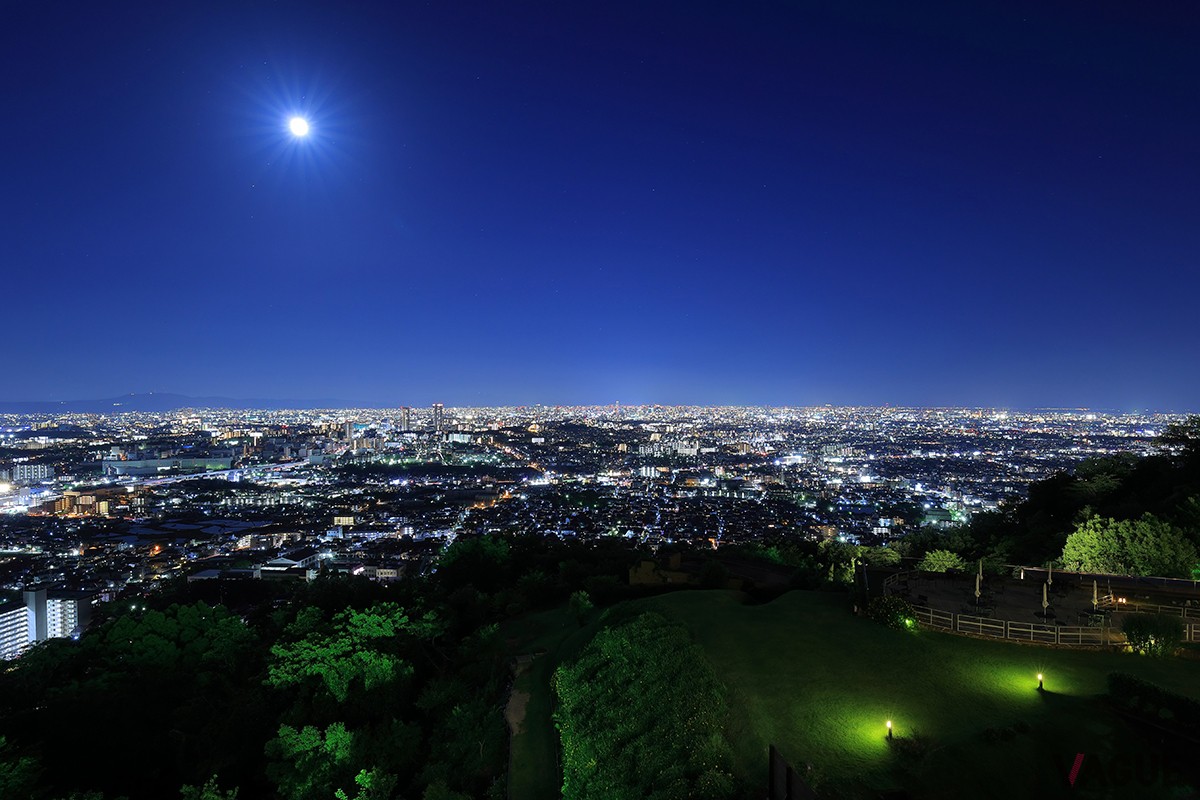 大阪平野一望の絶景が望める旅館