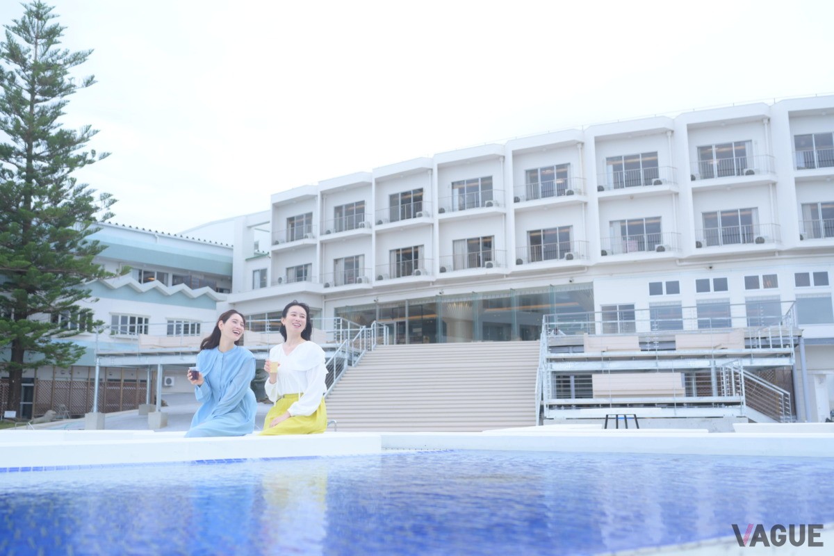 地中海リゾートを思わせる雰囲気のスパガーデン
