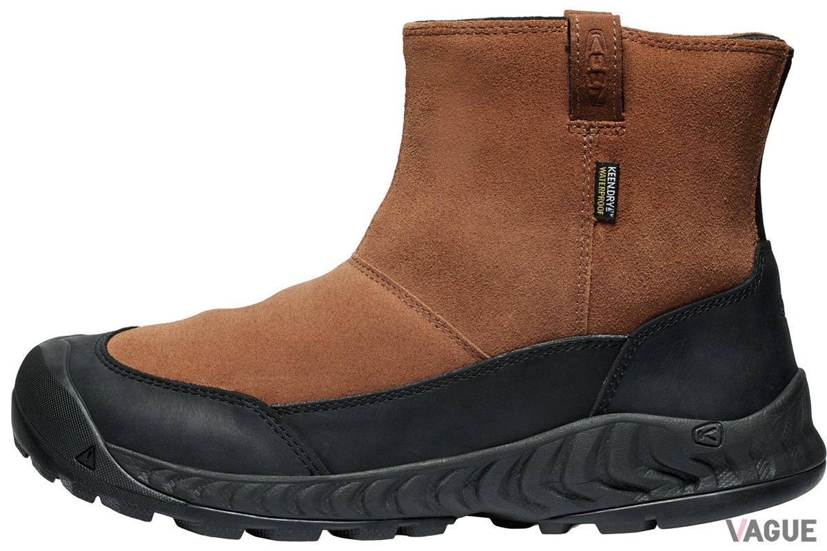 「HOOD NXIS PULL ON LEA WP」Bison／Dark Earth