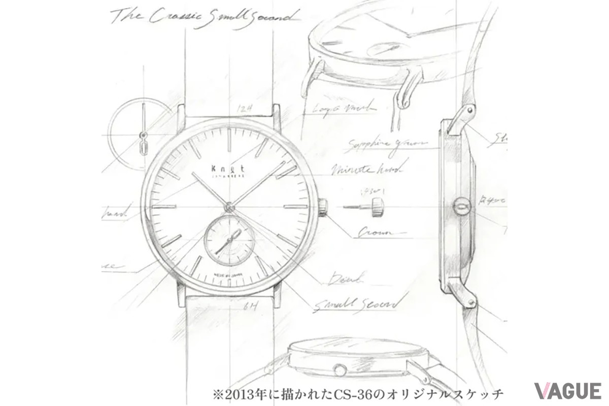 2013年に描かれたCS-36のオリジナルスケッチ