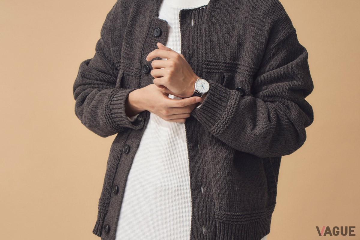 ケース径は日本人に馴染むようにと36mmを一貫して採用している