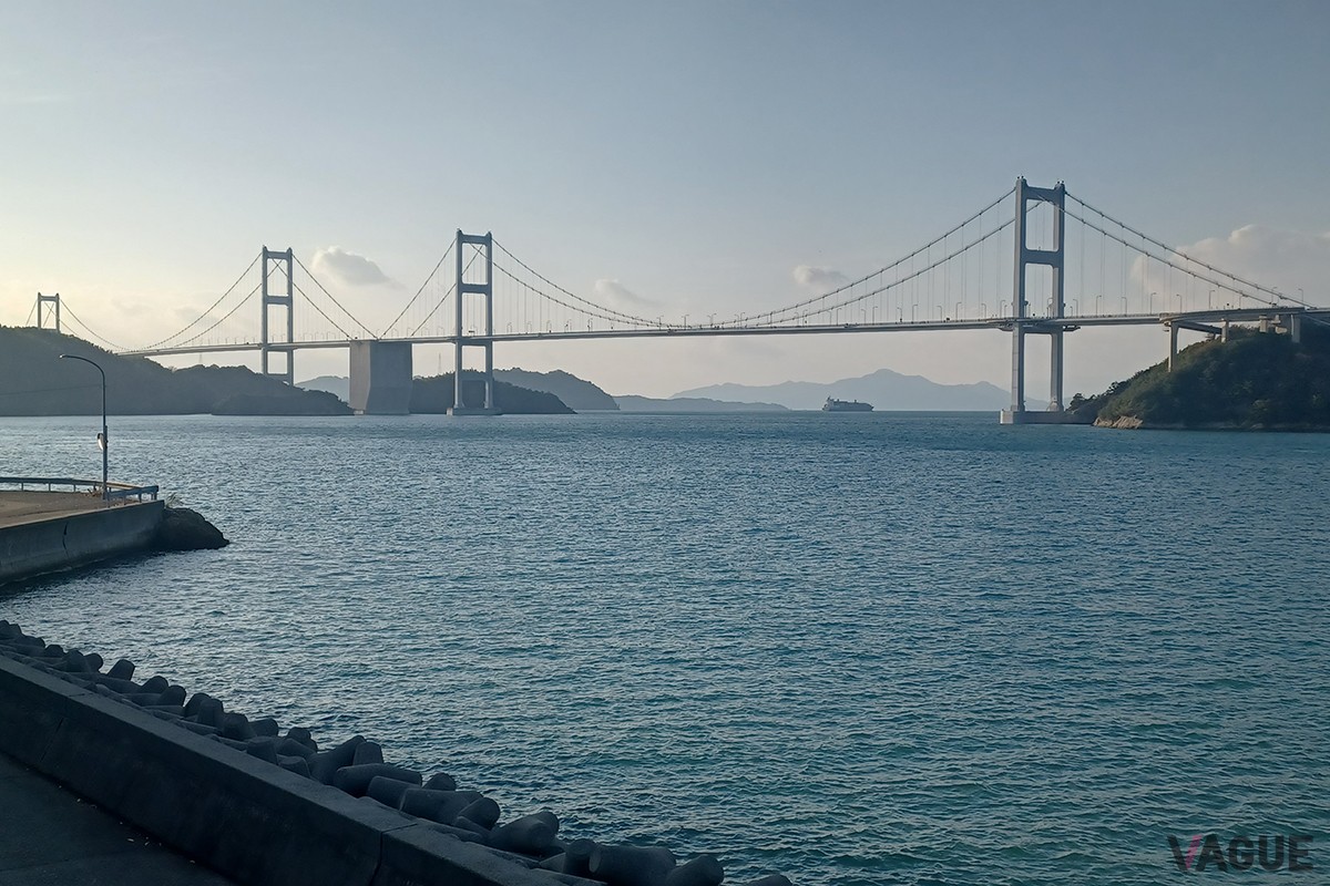 宿泊棟2階ベランダからの景色