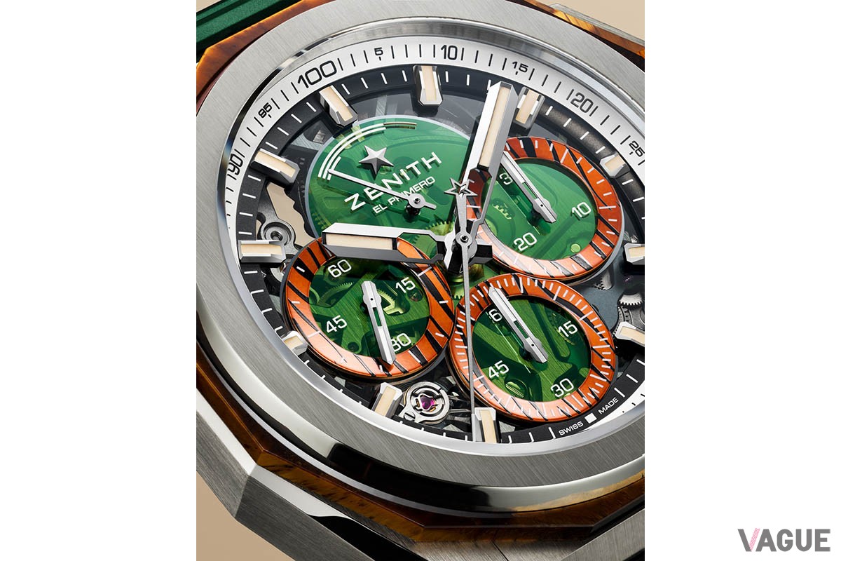 3つのカウンターに施されたタイガーカラーが、ジャングルが持つ野性のエネルギーと神秘的な魅力を演出