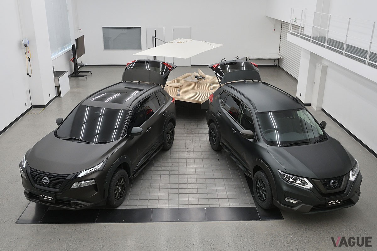 日産自動車が「東京オートサロン2025」に出展する「エクストレイル」ベースの「unwind concept」と「remastered concept」