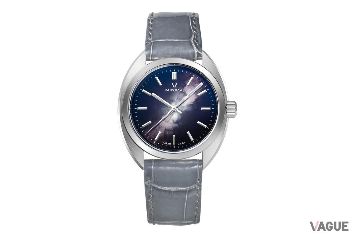 ずっと眺めていたい存在であることがM3のダイヤルのコンセプト（パープルブラック）