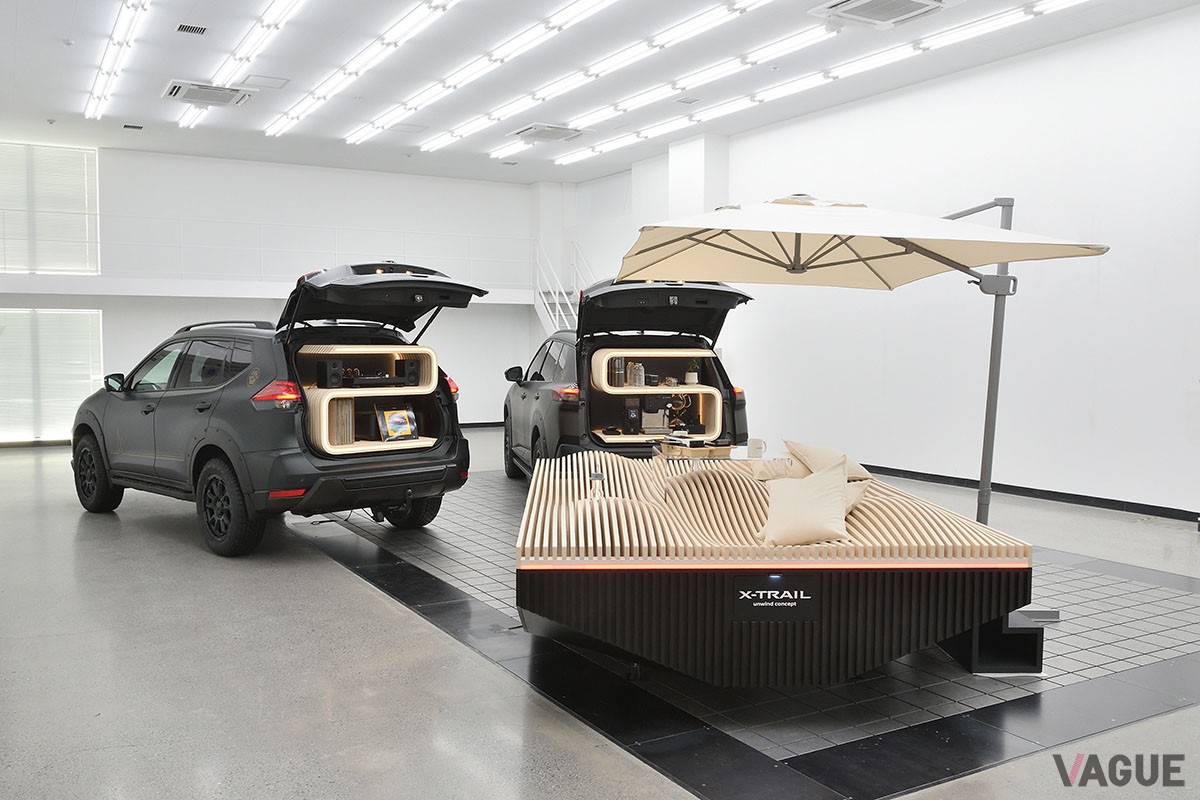 日産自動車が「東京オートサロン2025」に出展する「エクストレイル」ベースの「unwind concept」と「remastered concept」