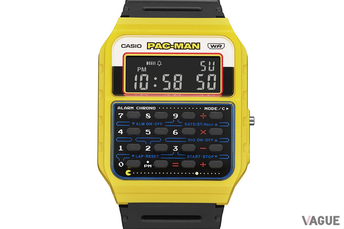 アーケード筐体をモチーフにした、鮮やかなイエローのケースに採用した「CA-53WPC-1BJR」