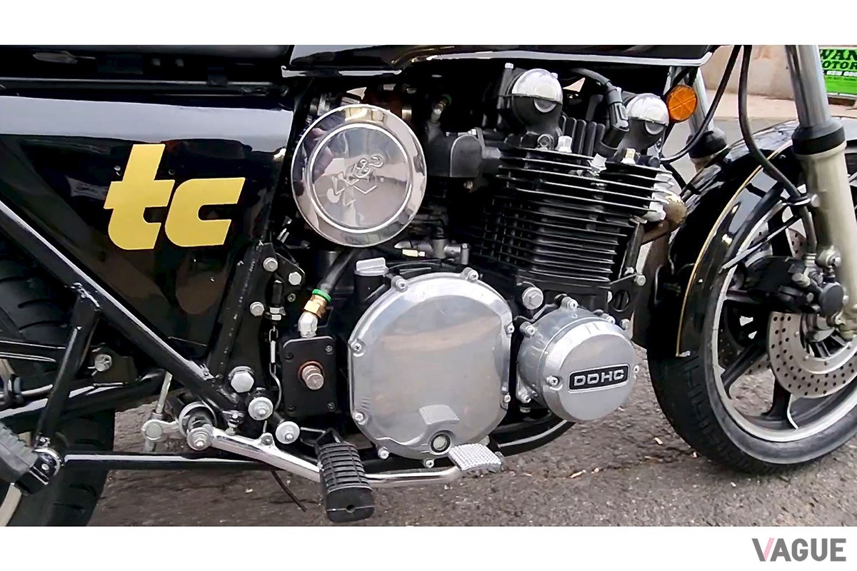 こちらの「Z1R TC」はアメリカのショップ&ミュージアムが所有していた1978年式（C）YouTube『KAPLAN AMERICA』