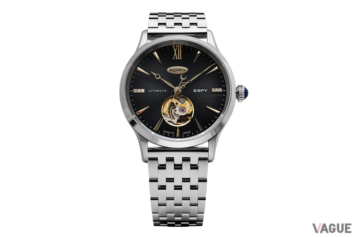 「ケンテックス ESPY ドレスオープンハート」ダイヤモンドブラック（品番：E660M-01　11万8800円、消費税込）
