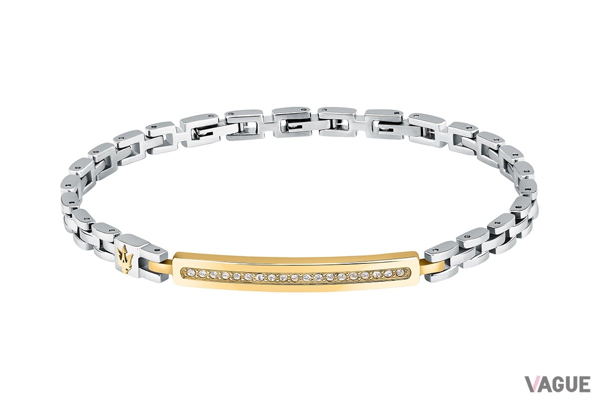 「BRACCIALI BRACELETS／JM224AVD42」1万8700円（税込）、ステンレススチール、クリスタル長さ：21.5cm