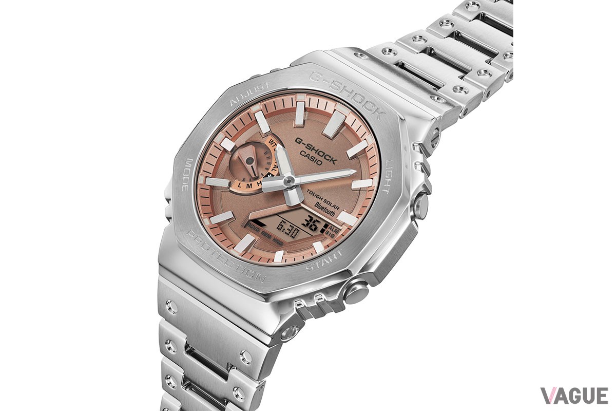 2100系のデジタル／アナログのコンビネーションモデル「GM-B2100AD-5AJF」（8万8000円、消費税込）も人気モデルのひとつ