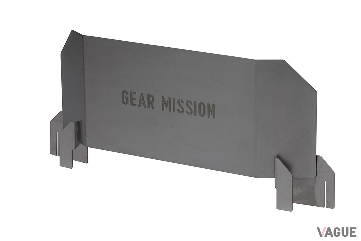 「GEAR MISSION 焚火台専用リフレクター GM-BF1RF1」（3300円、消費税込）