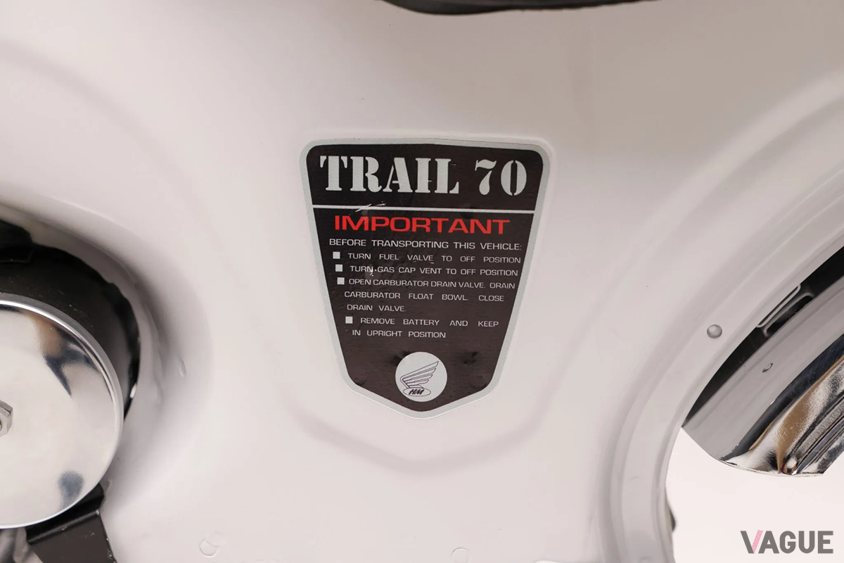 米国オークションに登場した1970年式ホンダ「CT70トレイル」