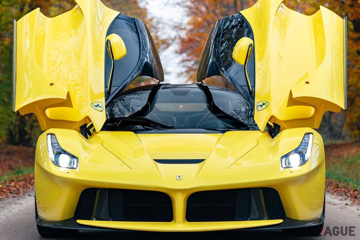 ミニッツボディ ラフェラーリ イエローバージョン Ferrari ラ・フェラーリ La 1/14 RC フェラーリ正規ライセンス品