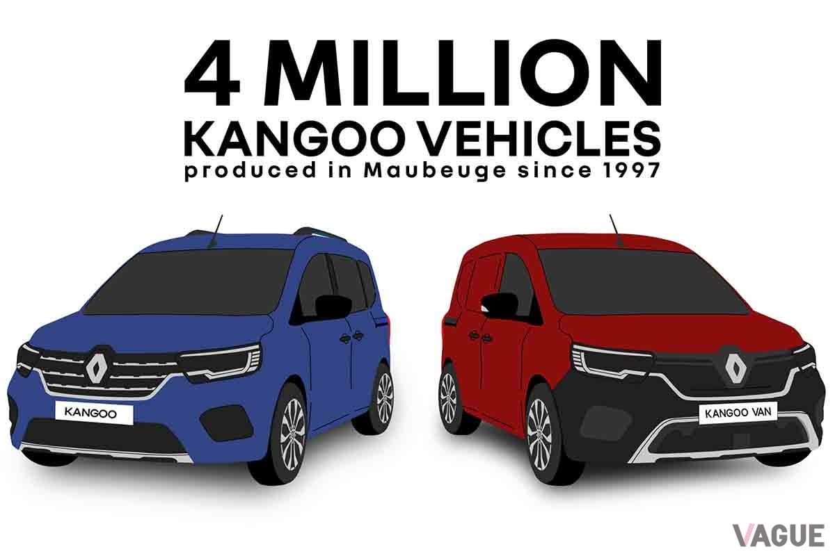 仏モブージュ工場で生産400万台が達成されたルノー「カングー」