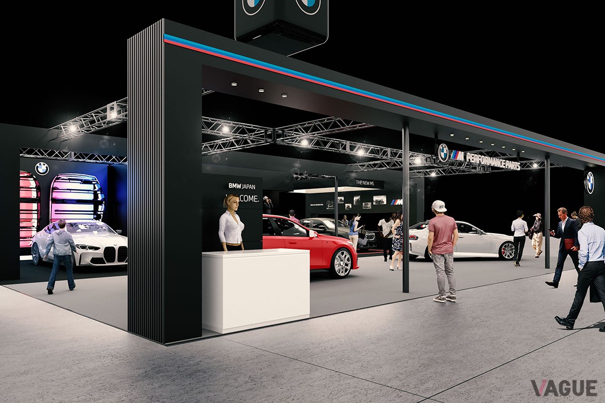東京オートサロン2025では、「BMW M5」の展示や「BMW Mパフォーマンス・パーツ」を纏ったBMW Mモデルを数多く展示