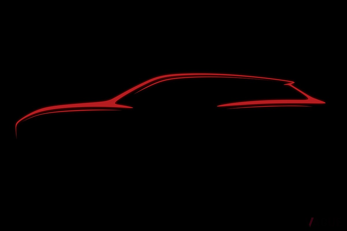 メルセデスAMGが発表したフルサイズ電動SUVのイメージ