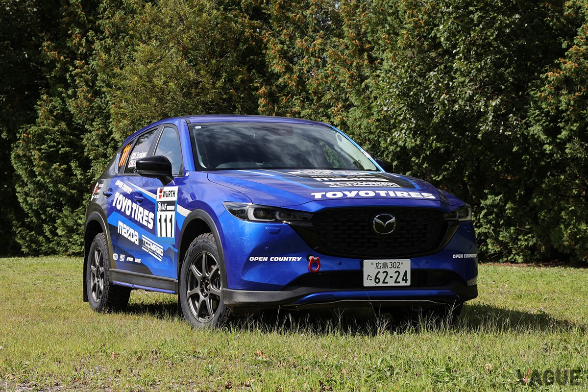マツダの出展車両「トーヨータイヤ・マツダCX-5」 