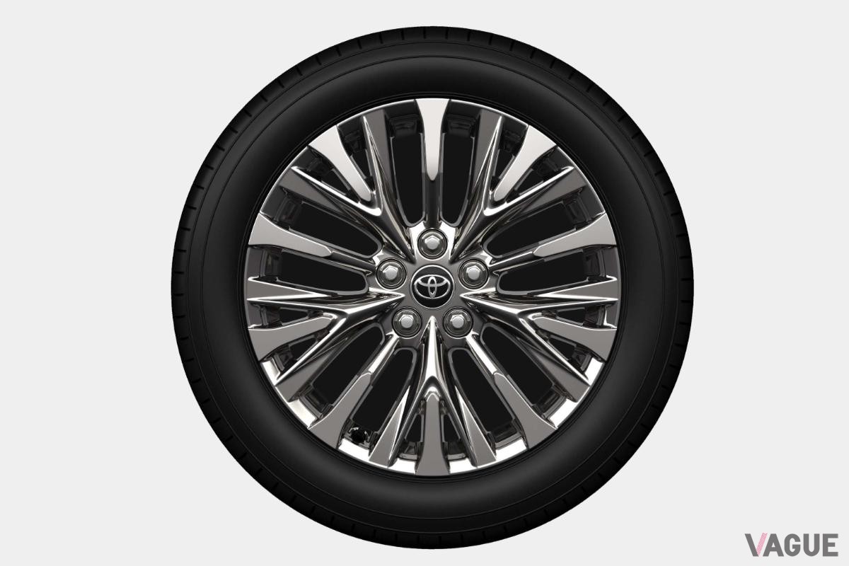 新型「アルファード」「ヴェルファイア」のPHEVモデルのホイール