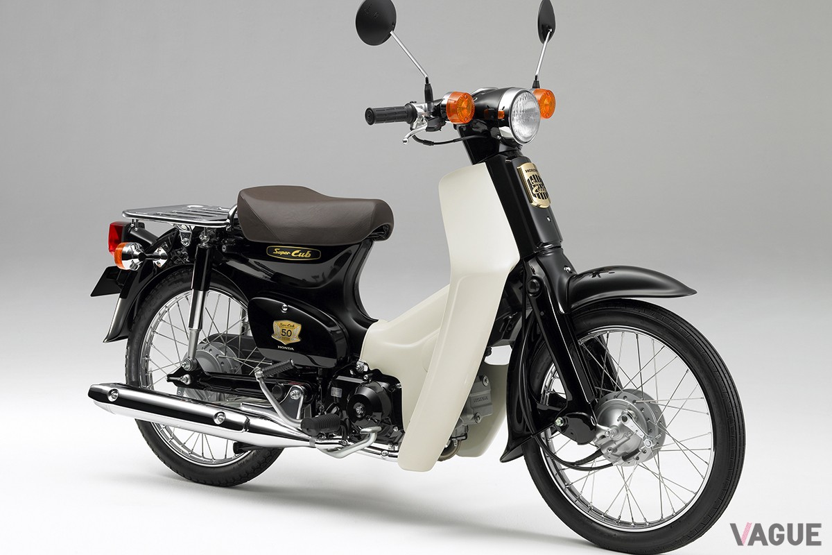 2008年7月に登場した50周年記念車 ホンダ「スーパーカブ50周年スペシャル」