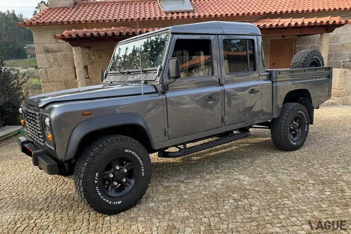 米国オークションに登場した1999年型ランドローバー「ディフェンダー 130Tdi」ピックアップ