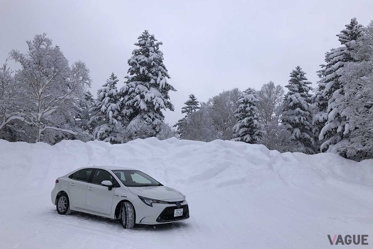 吹上温泉露天の湯に向かう駐車場