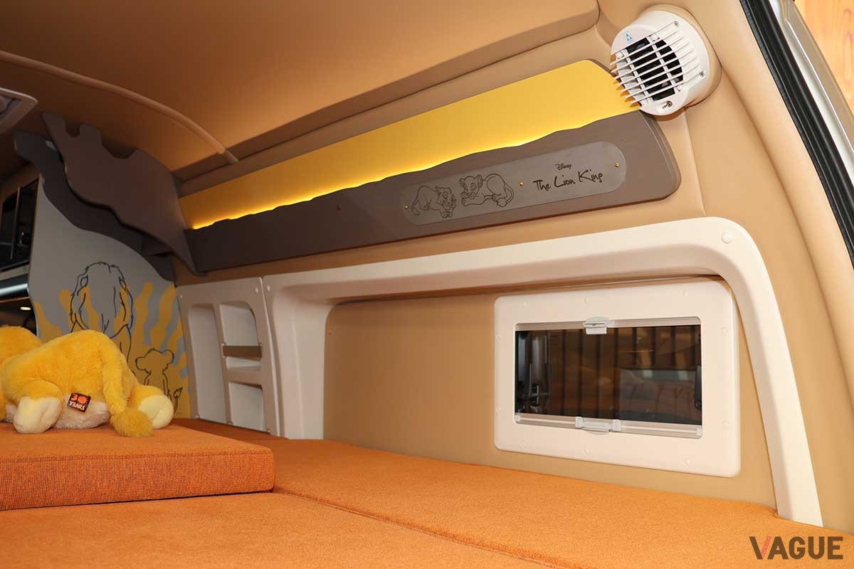 ディズニーとコラボしたトイファクトリーのキャンピングカー「BALEIA ＜LION KING＞ EDITION」