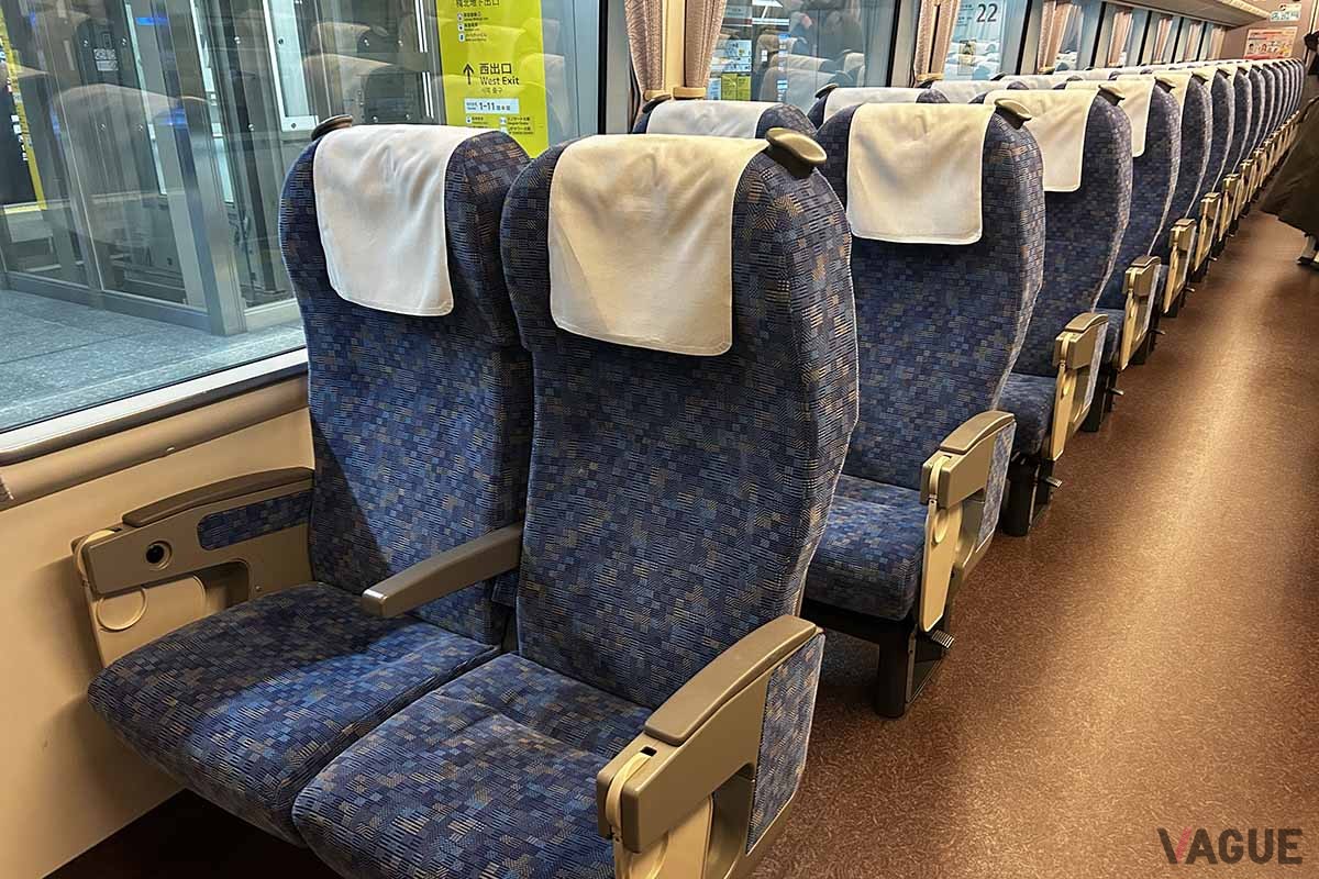 臨時特急まほろば号の車内