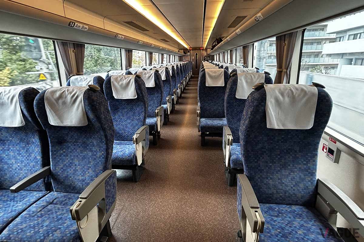 臨時特急まほろば号の車内