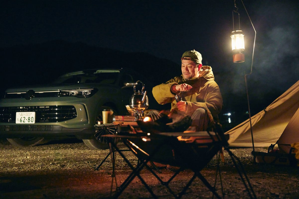 オフタイムにふらりとソロキャンプに出かける相棒にぴったりのティグアン