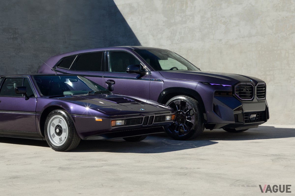 世界初公開された「2025 BMW XM by Kith」とBMW Mが初めて製作したスーパーカー「M1」