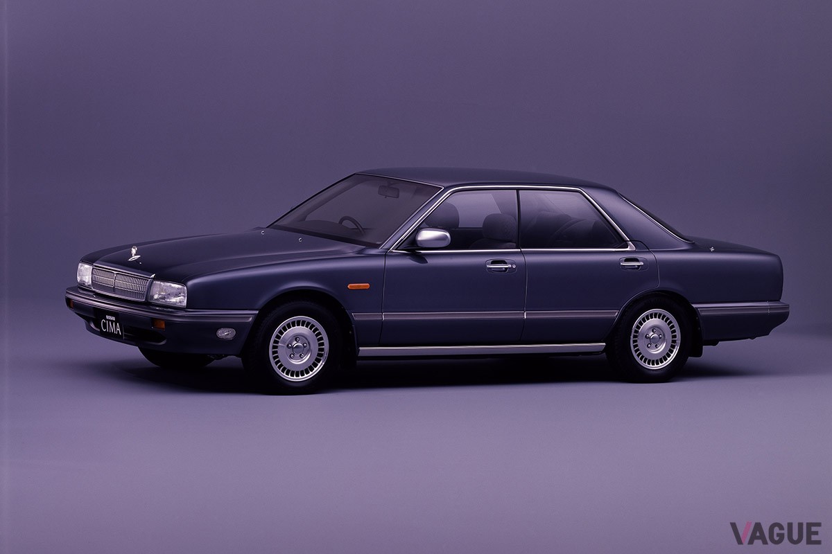 1988年に登場した日産初代「シーマ」。じつは初代シーマは昭和63年に発売された