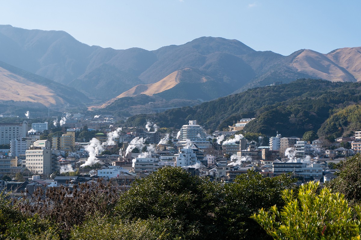2位：別府温泉（大分県）