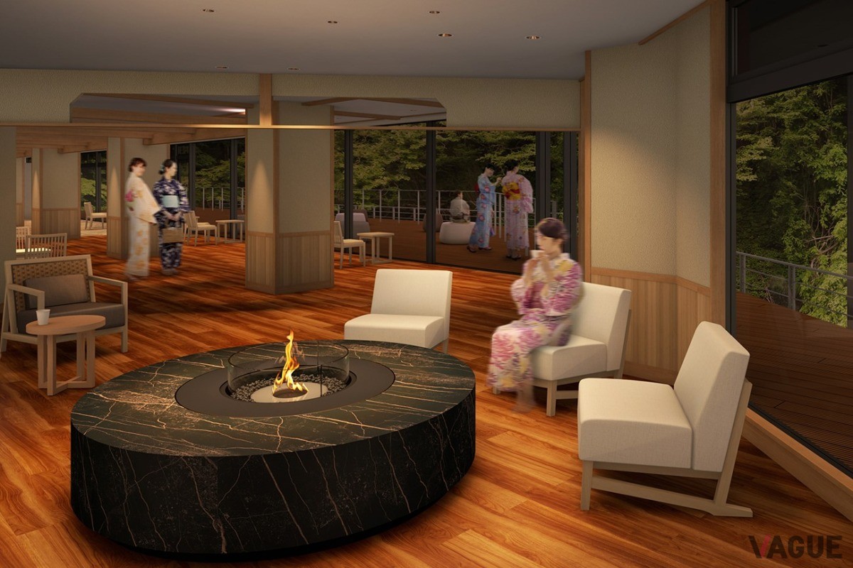 四季の移ろいを感じる美しい景観が魅力のプレミアムラウンジ