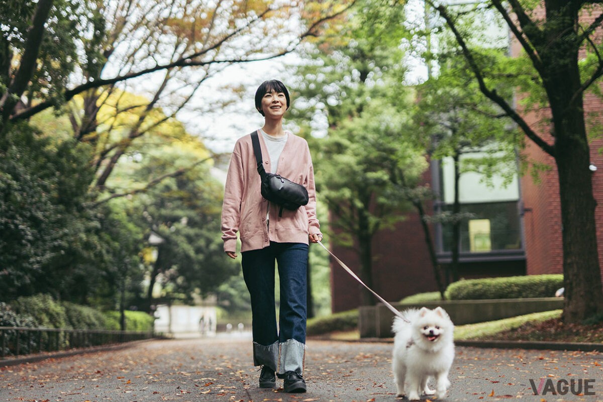 愛犬の散歩のお供に