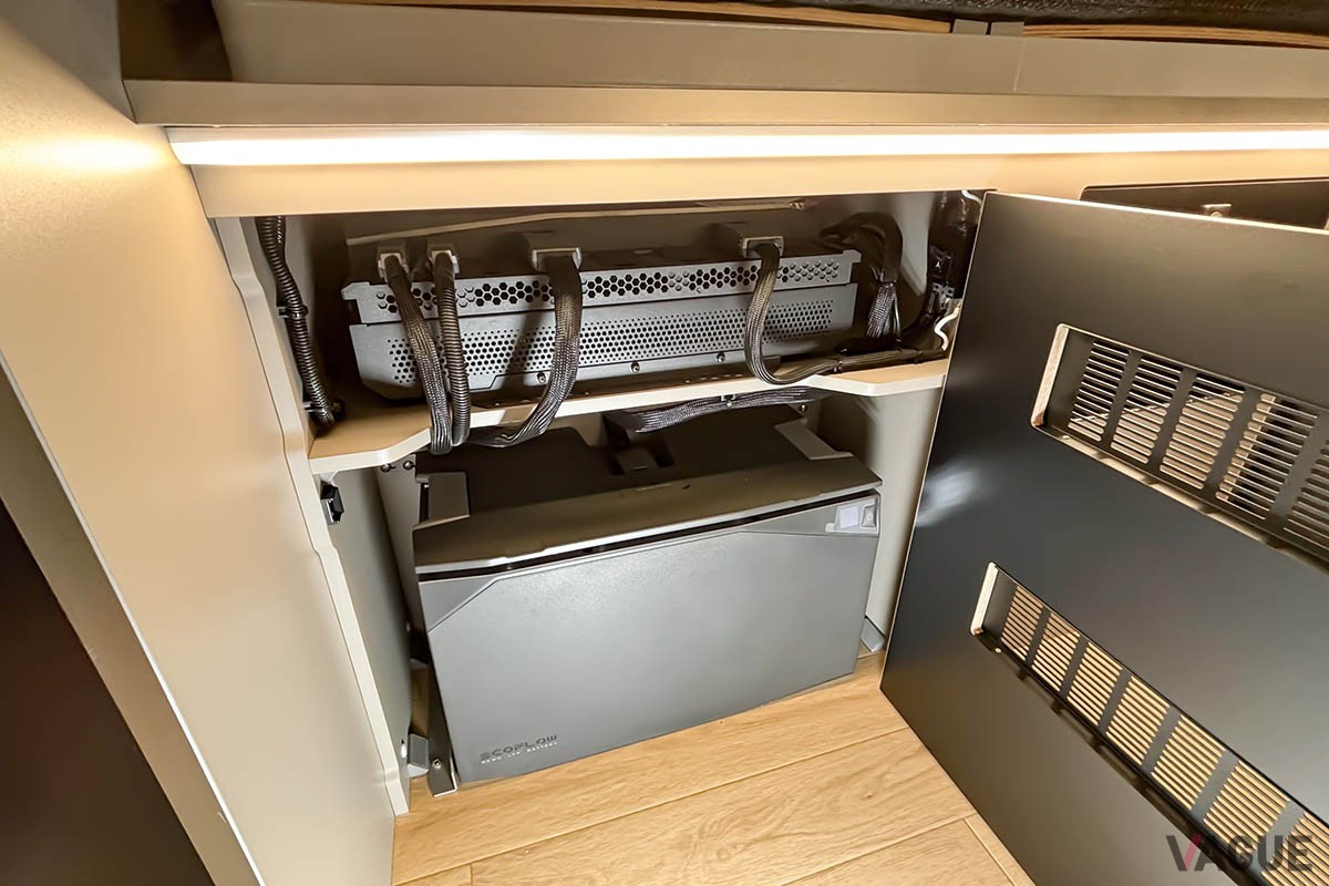 電気効率がよく安全な48Vシステムのエコフローパワーシステム。バッテリー容量は5kWh