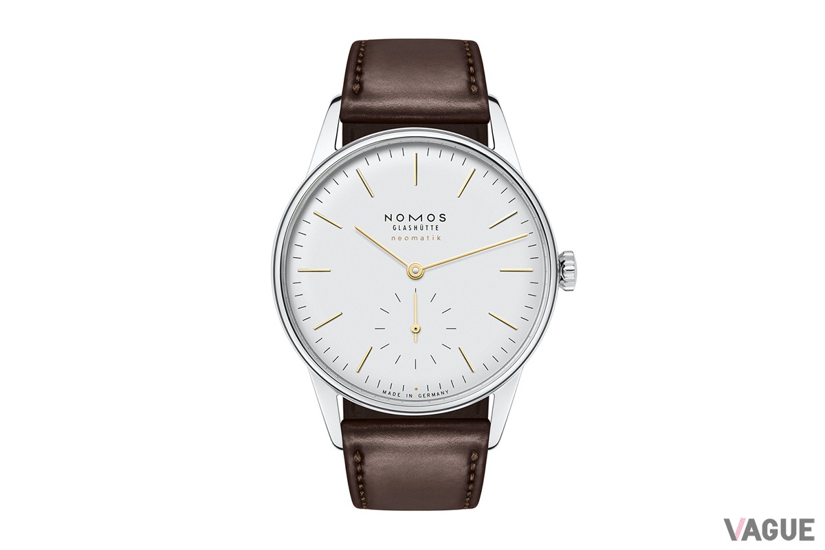 曲線による表現が優美な「オリオンネオマティック ドレ」。ケース径は36.4mm