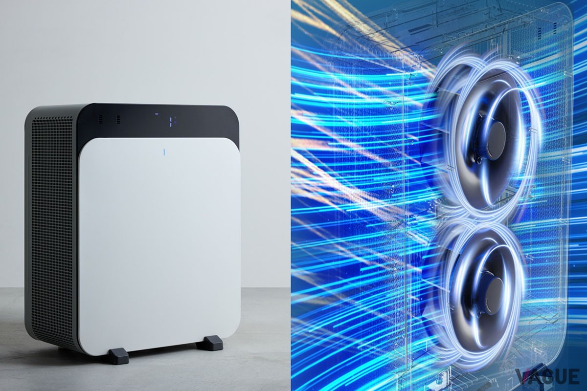 「Classic Pro」。デュアルパワーファンによる大風量で8畳の空間を約5分でクリーンに