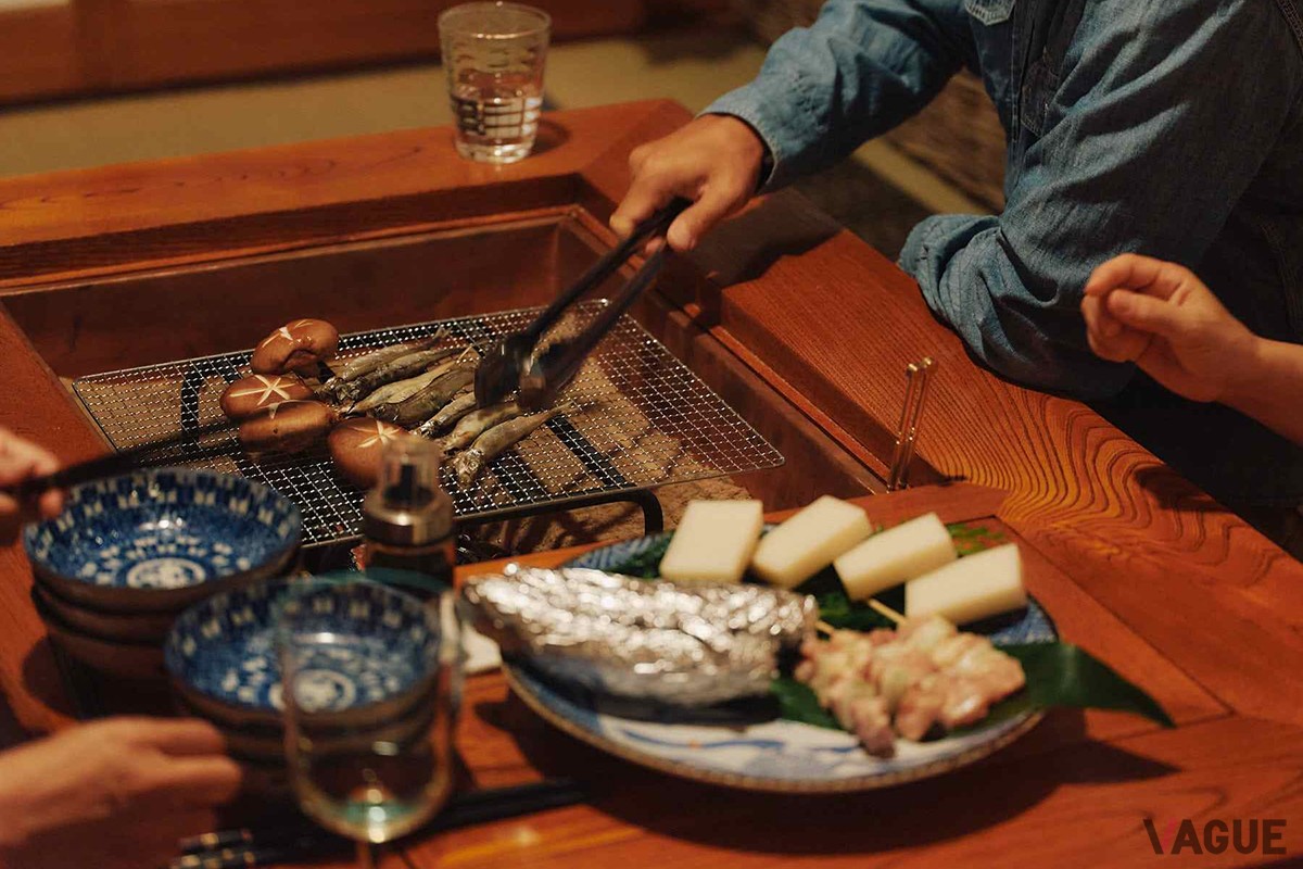 囲炉裏も楽しめます