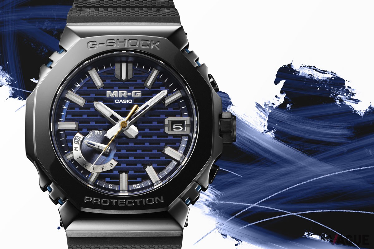 和の美意識、禅の精神性と結びついた独創の造形と色彩で、MR-Gが追求する強さの本質を表現した新作「MRG-B2100R-2AJR」