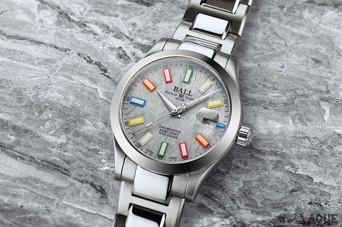 同じ模様がふたつとして存在しない、希少価値の高さが魅力的なメテオライトを採用したダイヤル