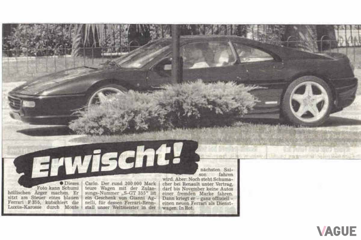 オークションに出品された1996年式フェラーリ「F355GTS」。元オーナーはミハエル・シューマッハ選手だ Willem Verstratn Fotografie(c)2025 Courtesy of RM Sotheby's