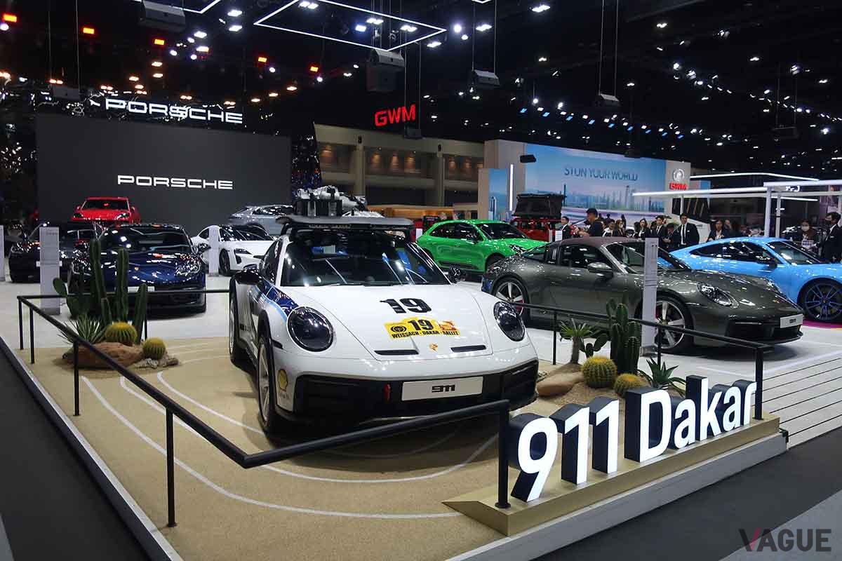 タイモーターエキスポ2023のポルシェブース