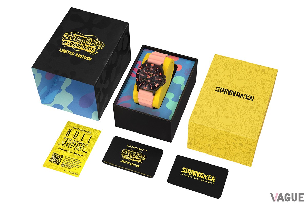 「スピニカー ハルオートマティック スポンジ・ボブ リミテッドエディション」パトリック（品番：SP-5147-02　6万8200円、消費税込）TiCTAC限定