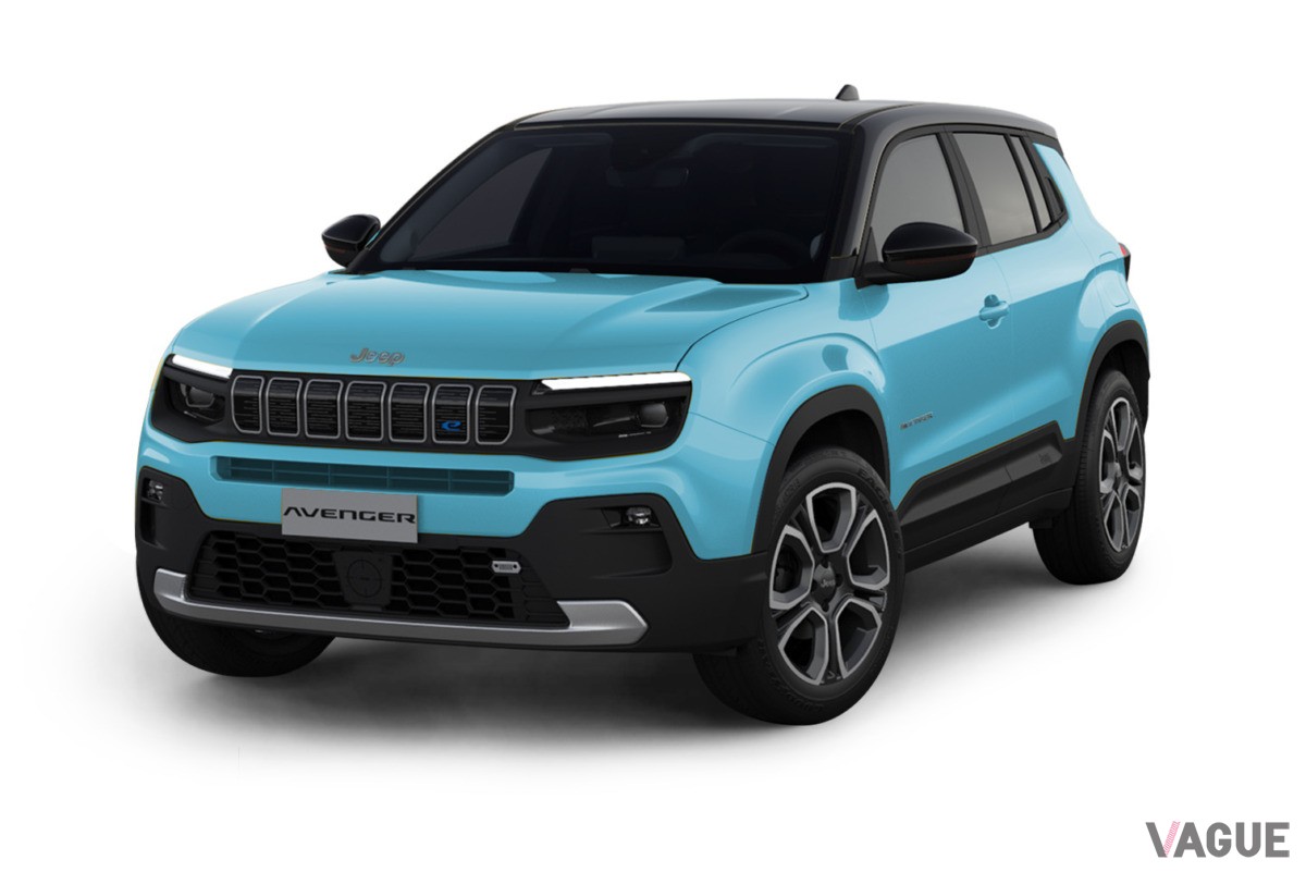 淡いブルーグリーンの特別色「レイク」を採用したアベンジャーの限定車