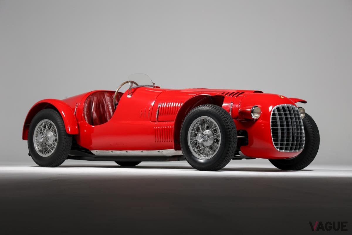 オークションに登場予定の1948年式フェラーリ「166スパイダーコルサ（シャシーナンバー004 C）」