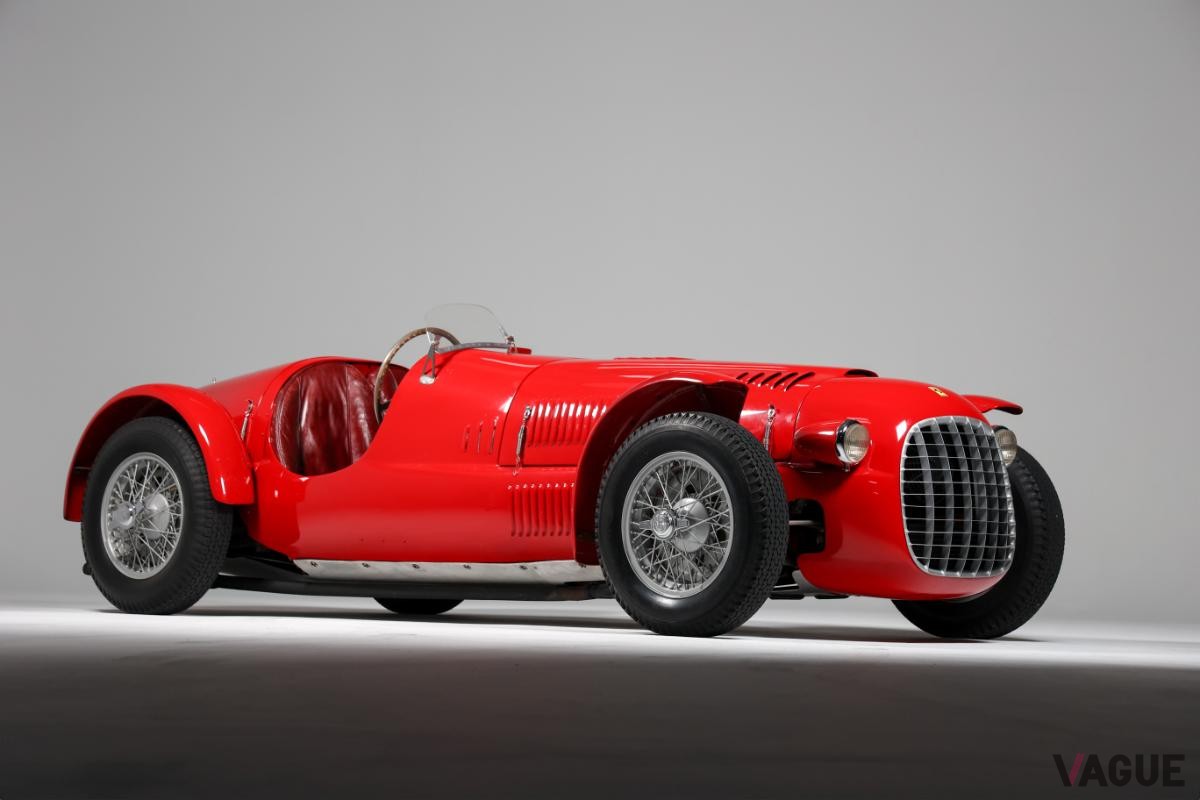 オークションに登場予定の1948年式フェラーリ「166スパイダーコルサ（シャシーナンバー004 C）」