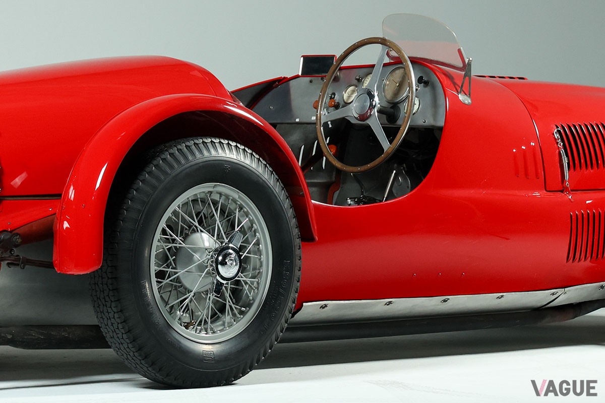 オークションに登場予定の1948年式フェラーリ「166スパイダーコルサ（シャシーナンバー004 C）」