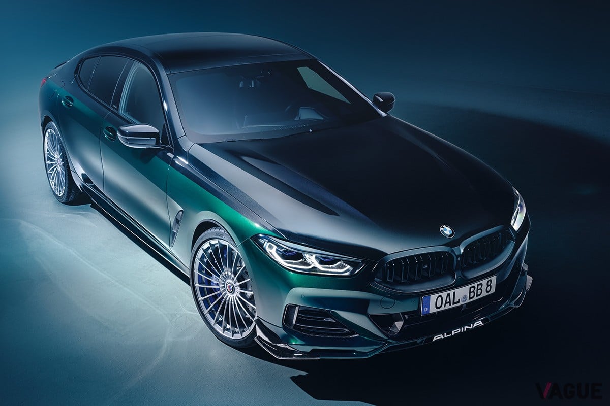 日本国内では30台のみ販売される流麗かつ超高性能4ドアクーペ、BMWアルピナ「B8 GTグランクーペ」