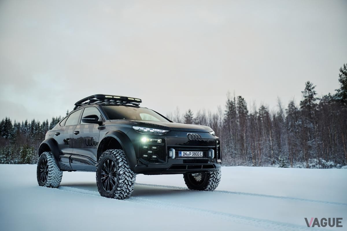 世界初公開されたアウディ新型「Q6 eトロン・オフロードコンセプト」